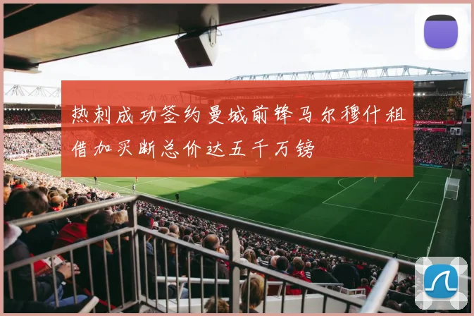 热刺成功签约曼城前锋马尔穆什租借加买断总价达五千万镑